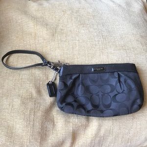 Black Coach Wristlet
